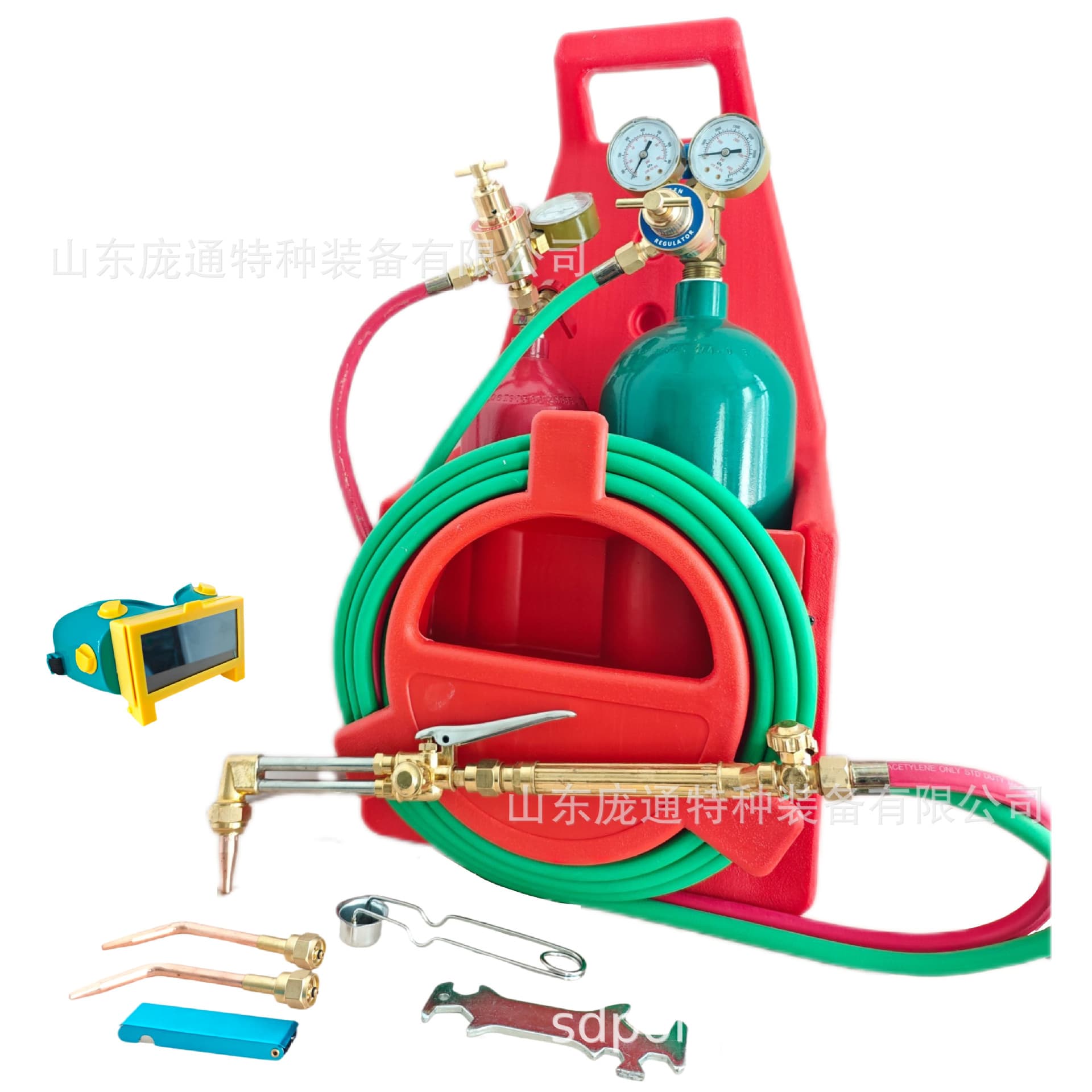 [Factory] Portable Welding Torch Kit CGA200 CGA540 Dual-Use Oxygen Acetylene Welding Cutting Torch