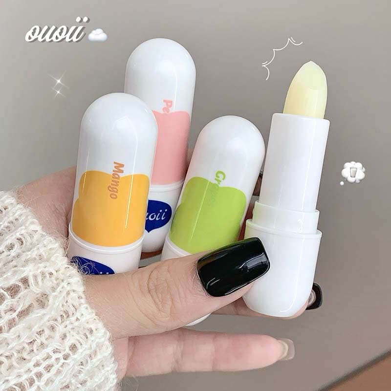 OUOII Lip Balm - Moisturizing, Hydrating, Nourishing Lip Care, Reduces Lip Lines, Removes Dead Skin
