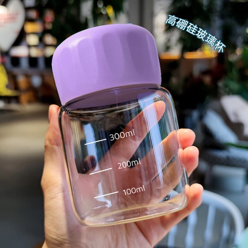 Adorable Shaker Cup for Milk Powder, Soy Milk, Mini Glass Cup, Water Cup, Stirring Cup, Chunky Cup, Genuine Product