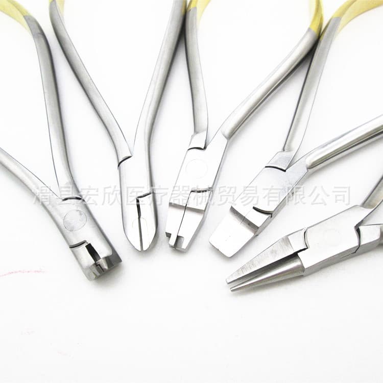 Dental Orthodontic pliers filament cutting pliers end free hook bracket removal pliers bending pliers stainless steel tools
