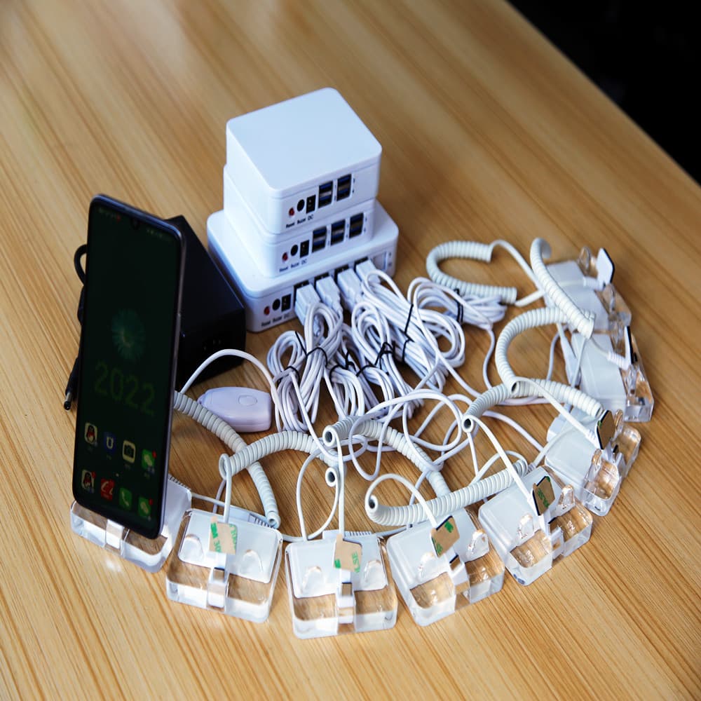 Huawei Apple Smartphone Anti-Theft Display Stand Demo Table Multi-Channel Alarm Host Hot Sale