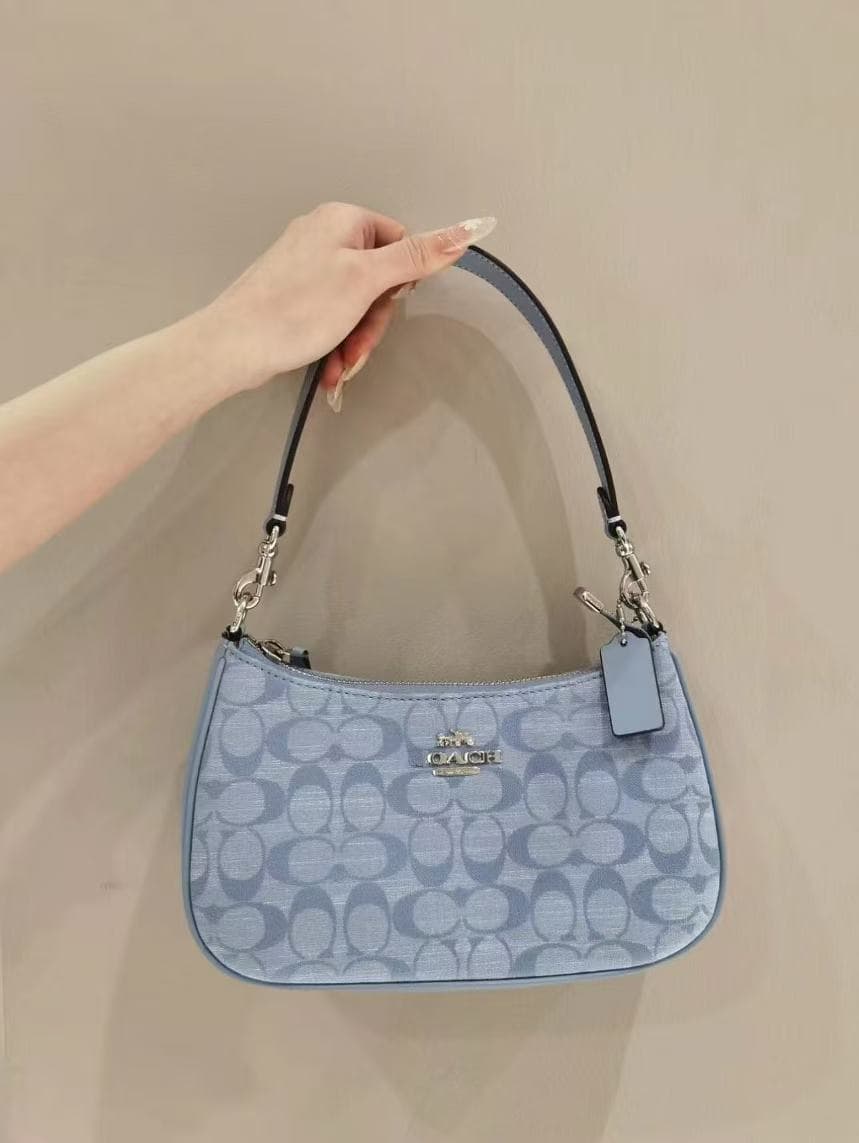 Koujia 2025 New High Edition Milk Tea Color Classic Fashion Monogram Underarm Bag Shoulder Crossbody Handbag Mahjong