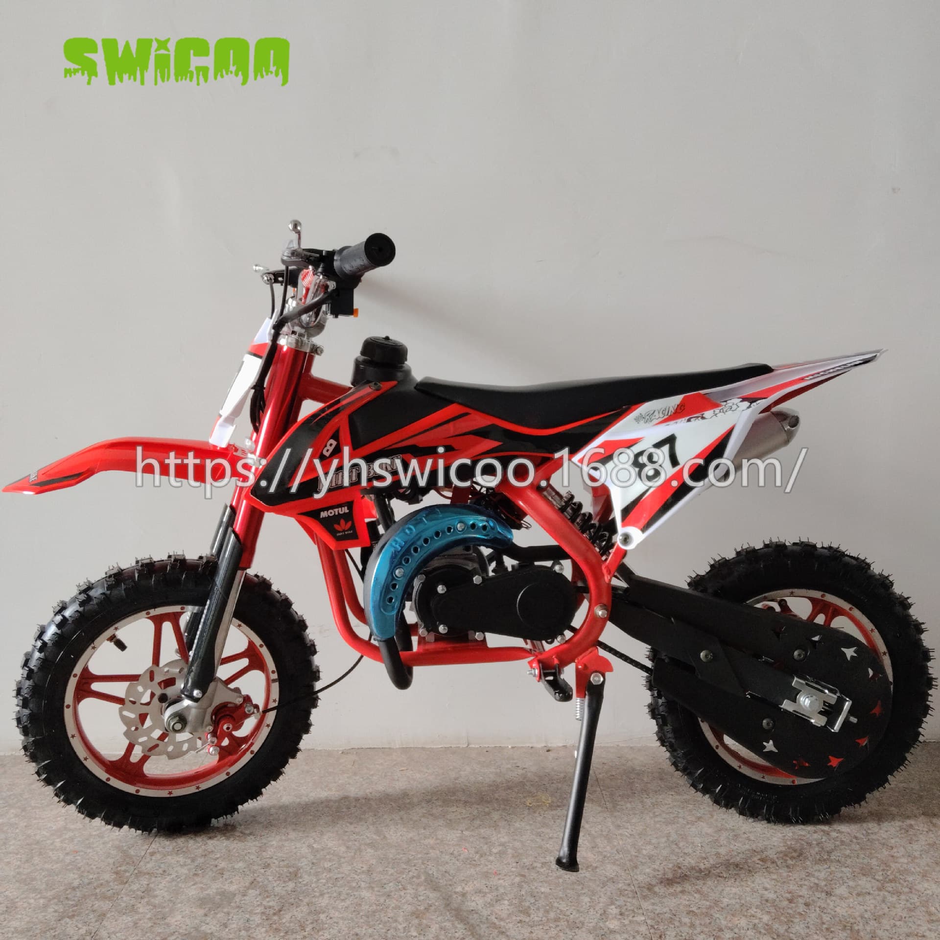 Factory Direct 49cc 2-Stroke Kids Mini Dirt Bike Off-Road Motorcycle 49cc Small Dirt Bike