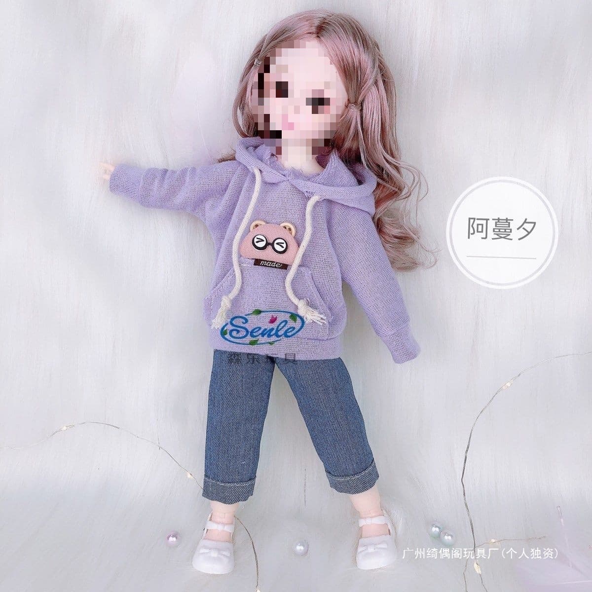 New Doll with Realistic Eyes Barbie Doll Birthday Gift 30 Winter BJD cm 3D Girl Toy Pretend Play