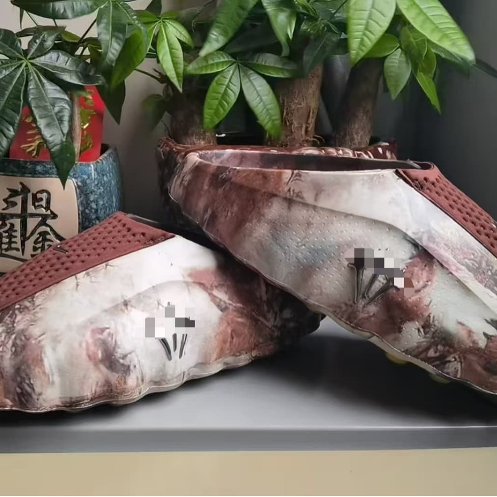 Export Chrome Hearts Collaboration Mind 001 Sports Slippers Comfortable Toe-Cover Outdoor Men's and Women's Composite Sole Massage Toe-Cover