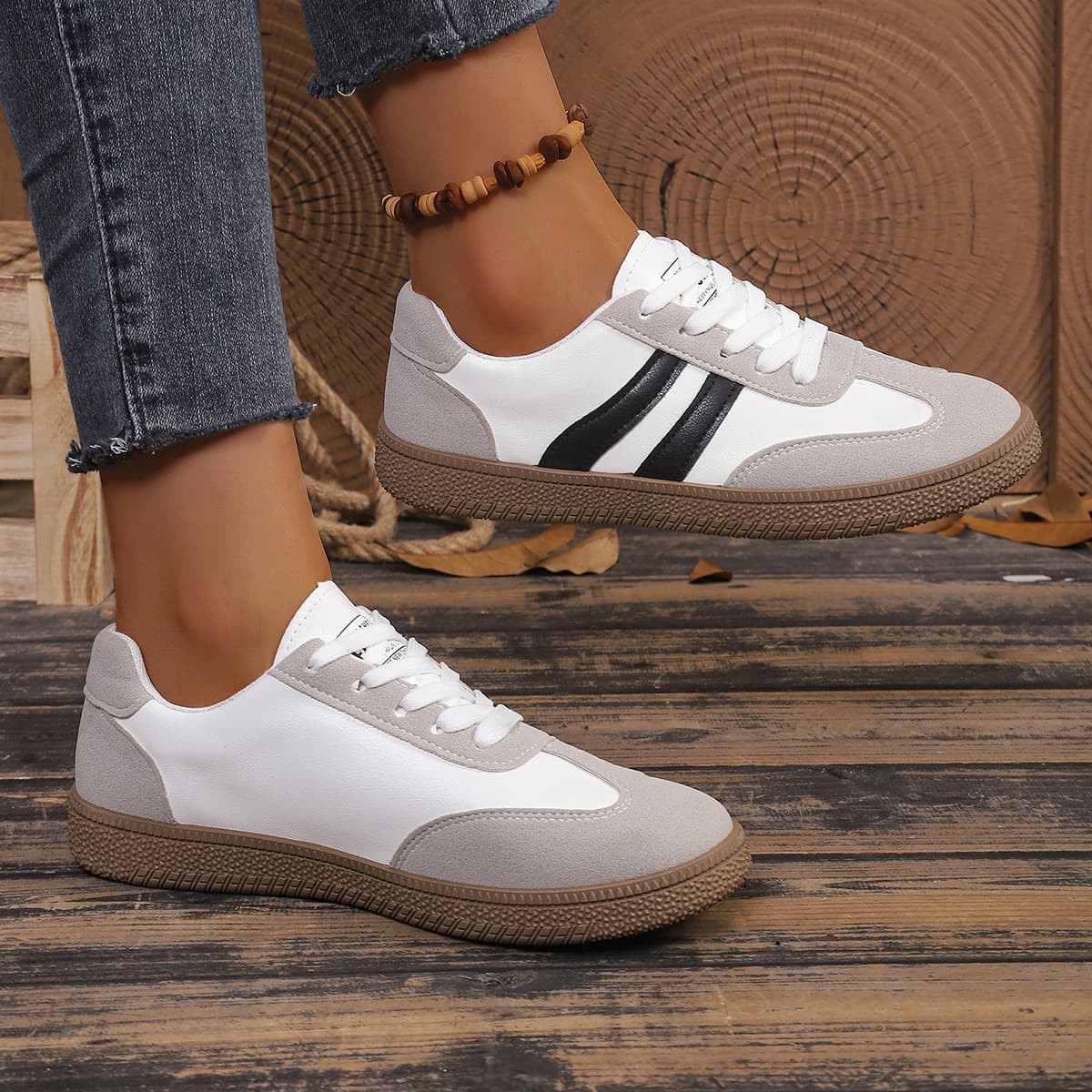 Large Size Casual Sneakers 2026 Spring Autumn Women's Export Sports Retro Shoes Cross-border Sneakers German Training Shoes Women's Shoes