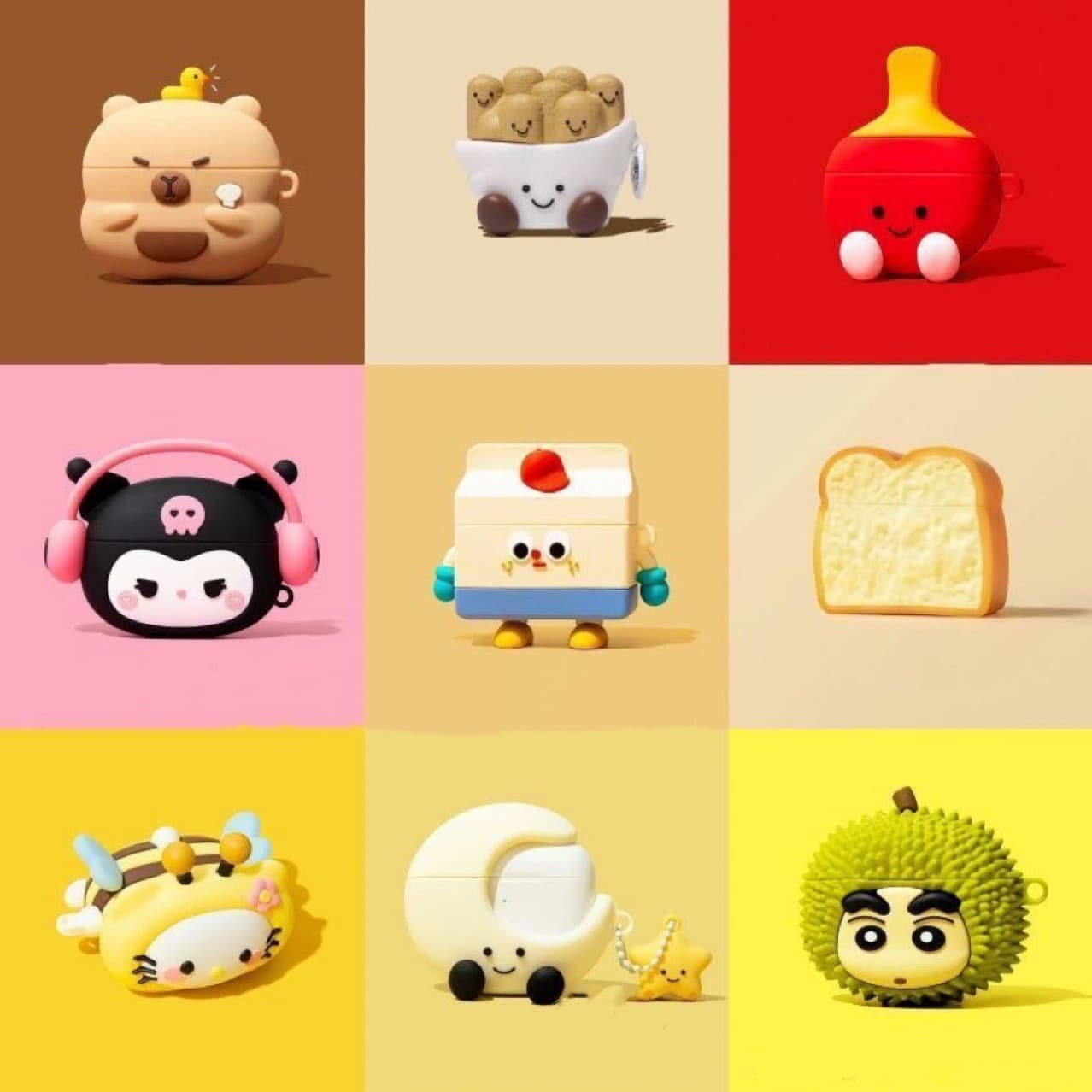 Compatible with Apple AirPods 4 New Generation Wireless Bluetooth Earbuds Case, Cute Cartoon Soft Shell, Factory Direct