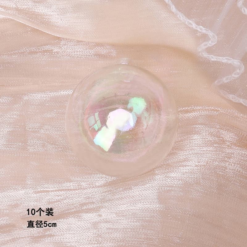 Bubble Balls Colorful Transparent Balls Christmas Balls Wish Balls Birthday Cake Decoration Ornaments Wholesale Handmade Iridescent Balls