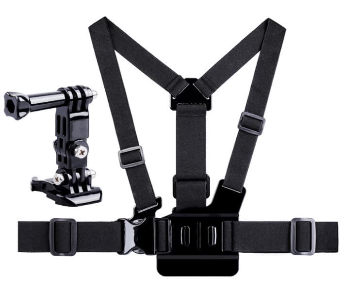 GoPro Hero 9/8/7/6/5/4 A-Model Camera Chest Strap + 3-Way Swivel Base Chest Strap GOPRO Accessories