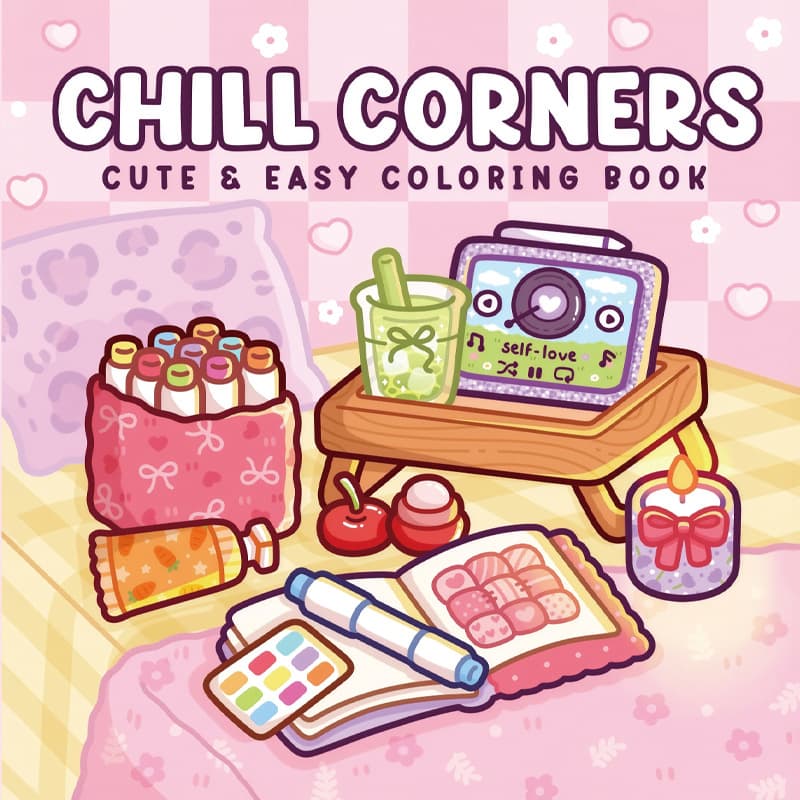 Monster Series Coloring Book Spooky Cutie Coloring Book Paperback Custom Drawing Book for Cross-Border