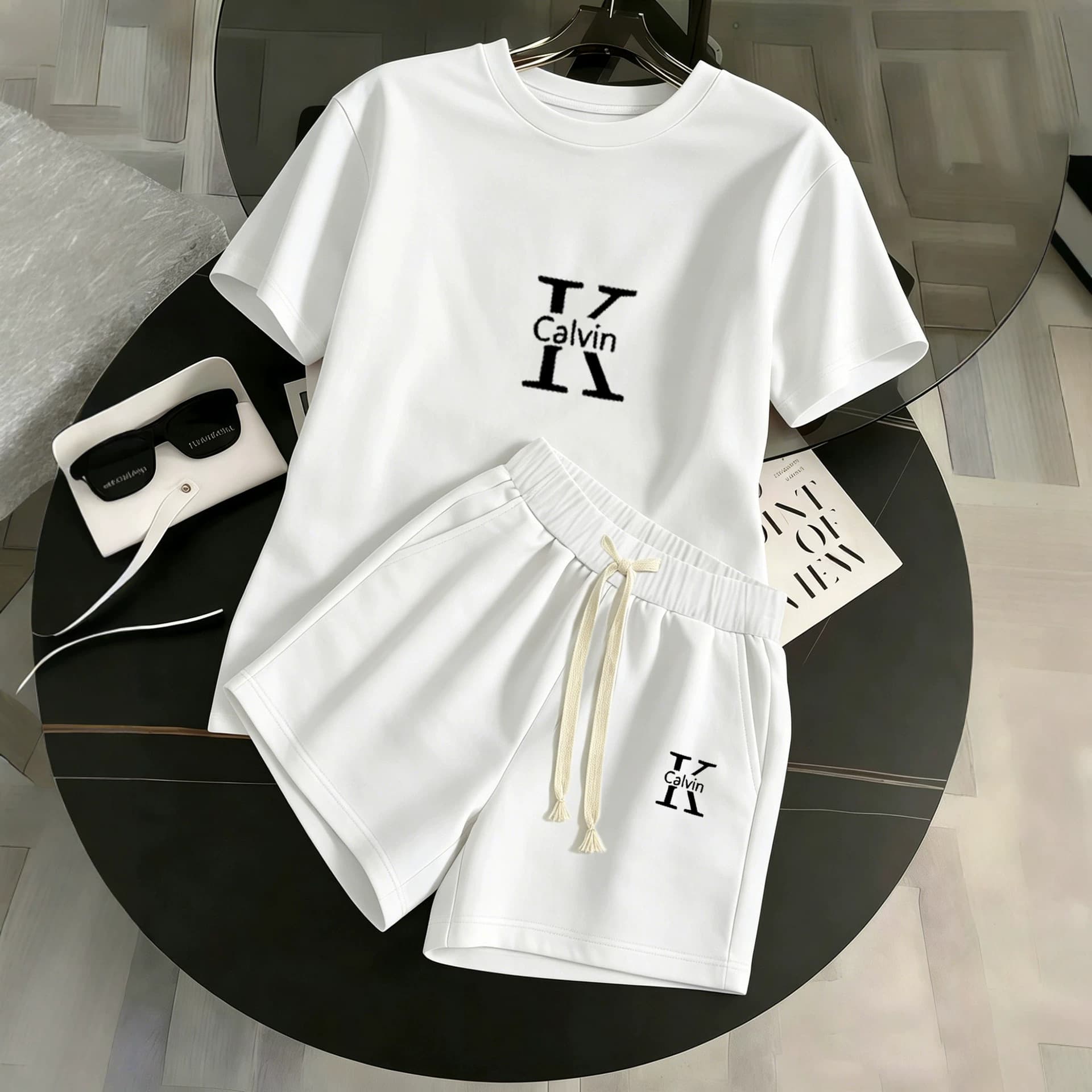Cross-border Lvjia 26 Xia Lvjia high-quality fashionable short-sleeved foreign trade classic men's and women's T-shirts are trendy, loose and casual