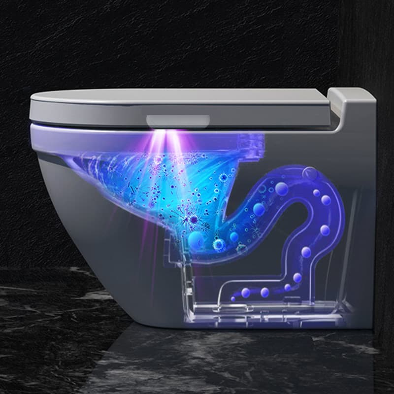 New Smart Toilet UV Sterilization Disinfection Lamp, Portable UVC Ozone Disinfector for Cross-border Trade