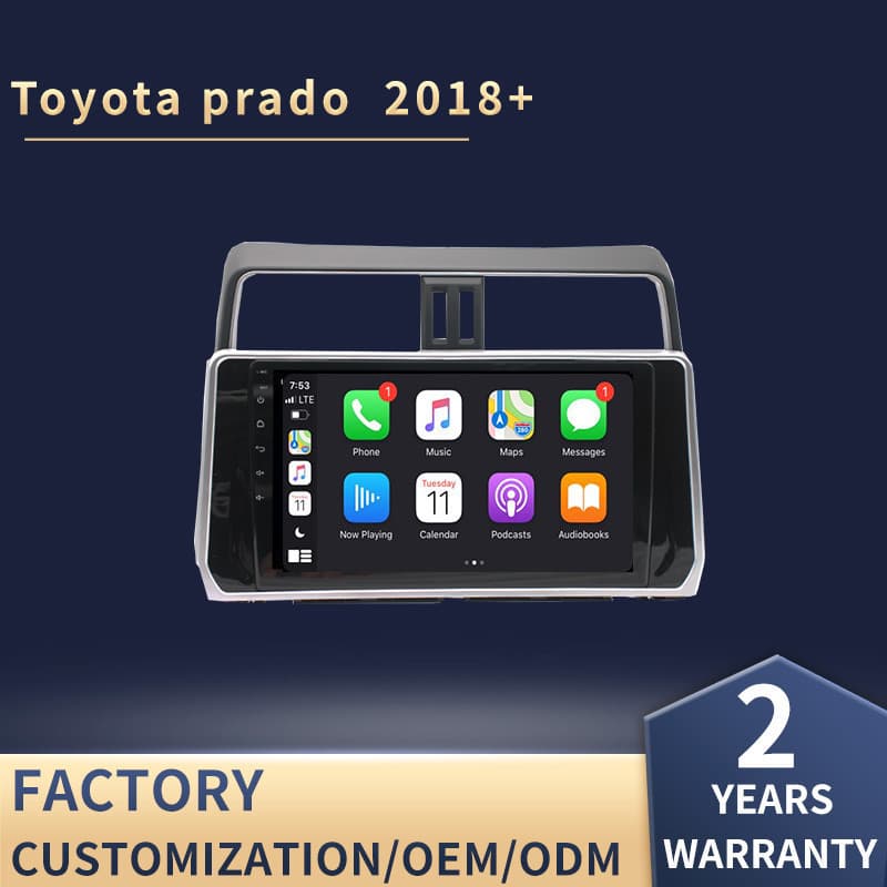 360 Panoramic Large Screen All-in-One Android Car Navigation with Carplay for Toyota Prado
