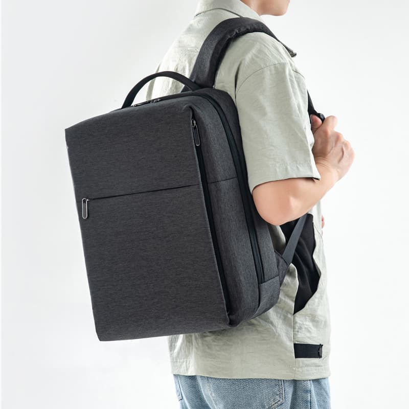 Business Backpack Small Shoulder Bag Beige 15-Inch Laptop Bag Custom Logo Waterproof Travel Bag Oxford Cloth Backpack