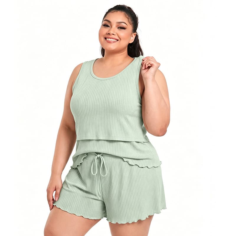 Summer Postpartum Maternity Pajamas Thin Nursing Top Set Anti-Exposure Breastfeeding Vest Set