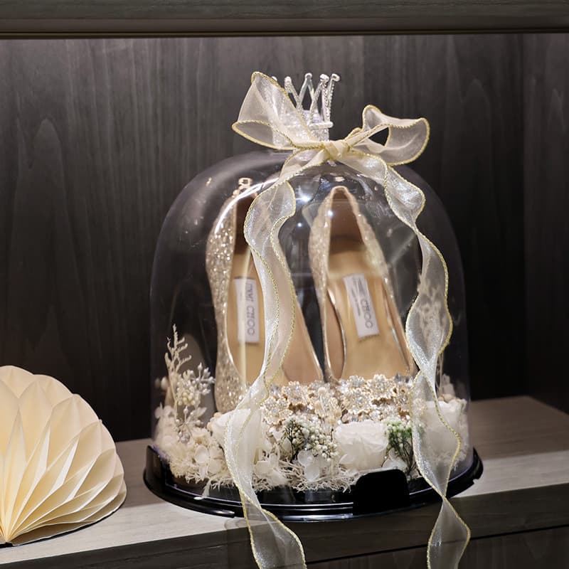 Wedding Shoe Box Pick-Up Game Props Creative Wedding Shoe Crystal Box Wedding Box Ring Wedding Door Blocking Shoe Box Artifact