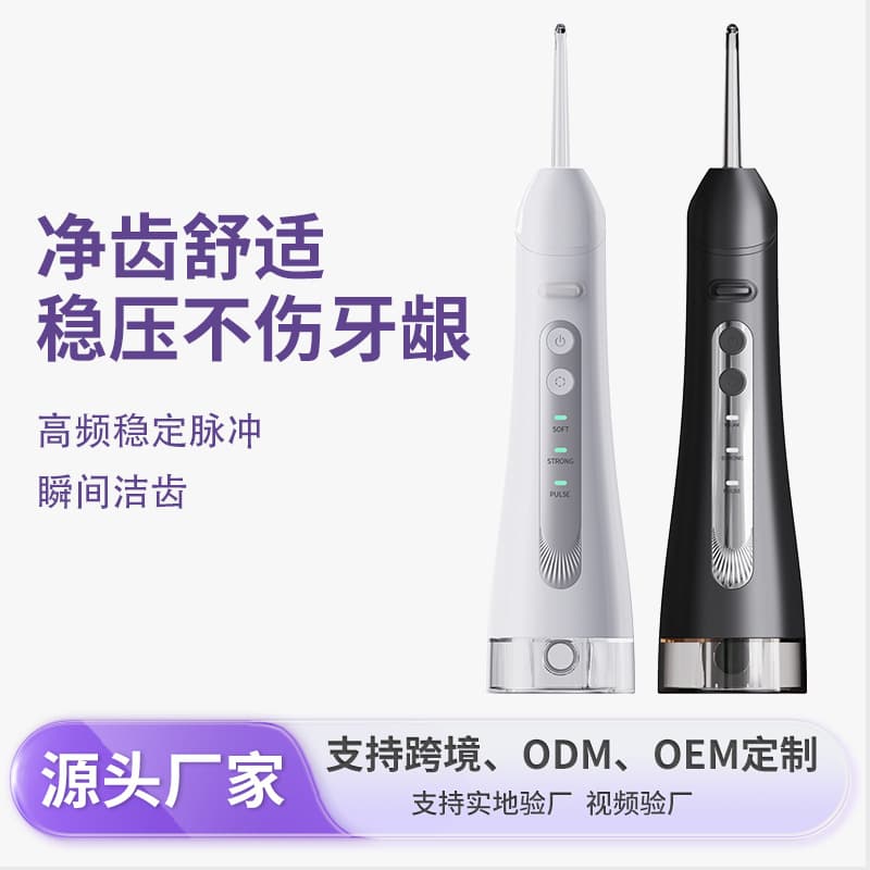 Portable Home Oral Irrigator for Dental Cleaning, Tartar Removal, Electric Portable Water Flosser with Large Water Tank