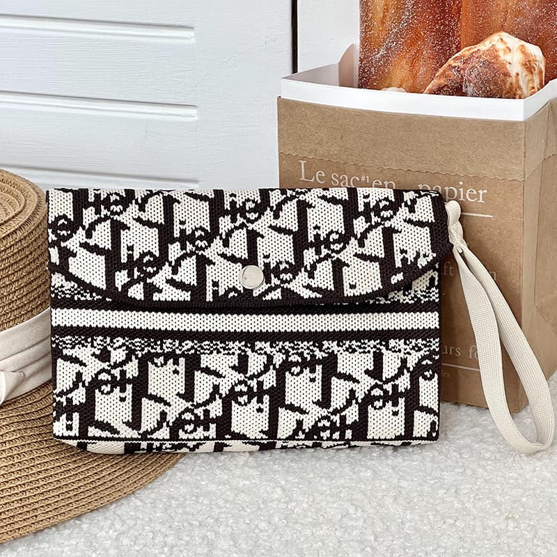 Cartoon Knit Cute Phone Bag for Women, Crossbody Handheld Shoulder Outing Tote Bag, Gift Bag Clearance Sale