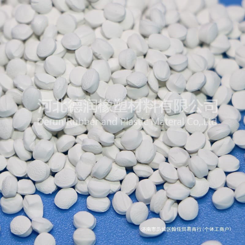Blown film, blow molding, injection molding, extrusion white masterbatch, high concentration titanium dioxide masterbatch, rutile type titanium dioxide masterbatch.