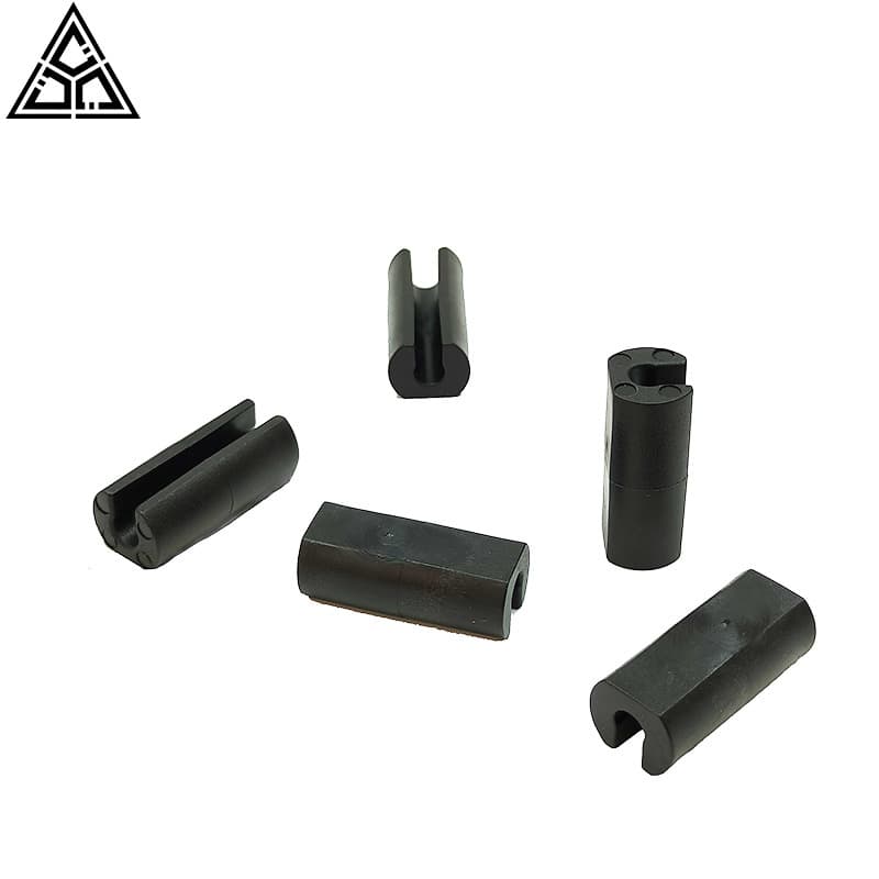 5mm Wire Clip Iron Mesh Plastic Foot Pad Stainless Steel Wire Card Pet Cage Rubber Pad Kitchen Dish Plastic Foot Pad