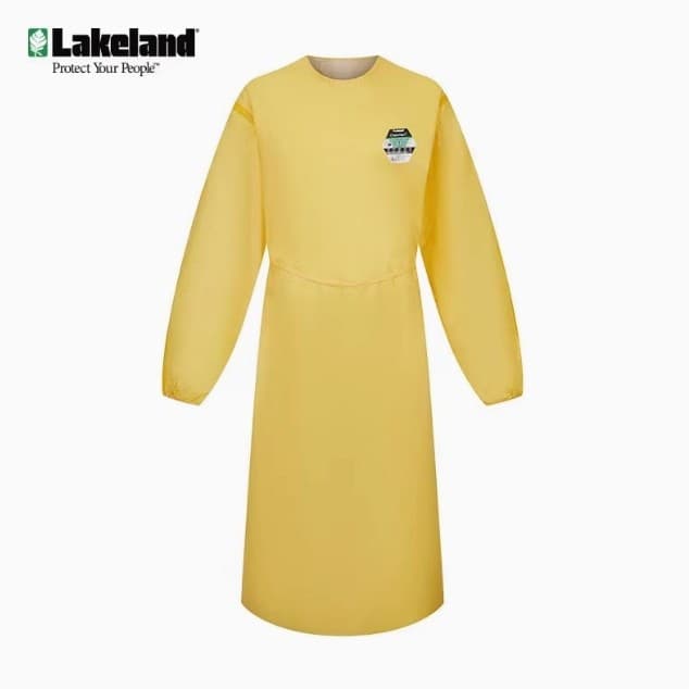 [Free shipping] Lakeland chemical protective apron, bib apron, acid and alkali resistant, chemical protection