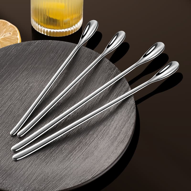 316 stainless steel long-handled honey stirrer, dessert spoon, coffee spoon, mug spoon, melon seed bar spoon