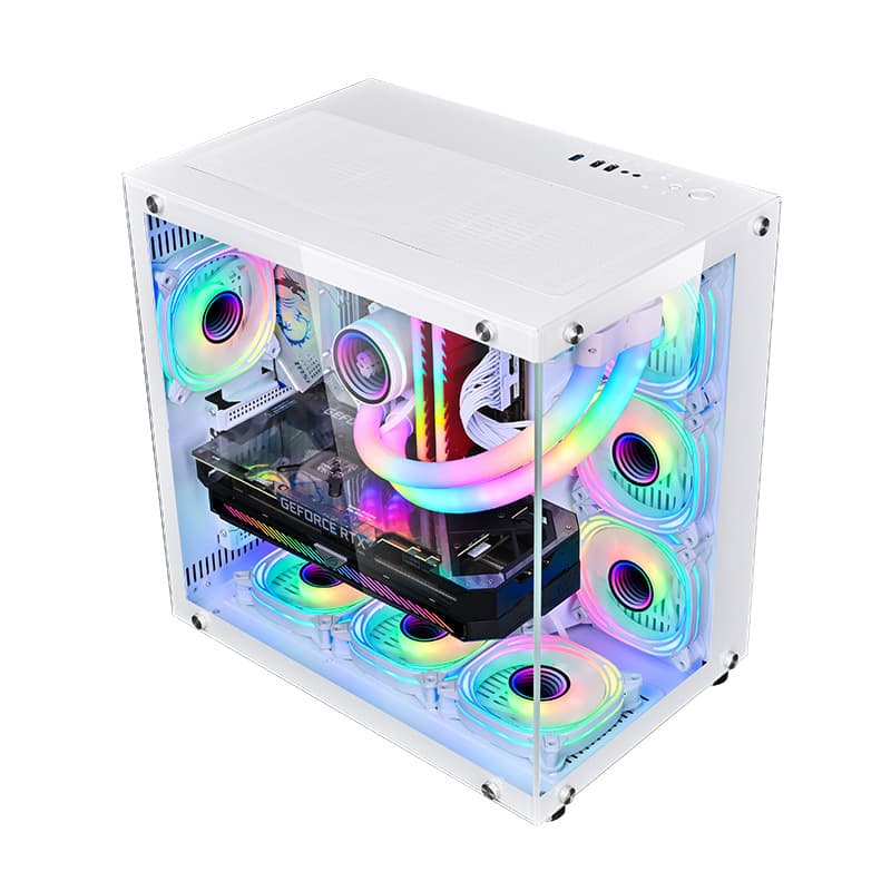 Factory Price Wholesale Computer Main Chassis High-End E-Sports Internet Cafe Chassis Robin Sea View Room Three Border Upgraded Version