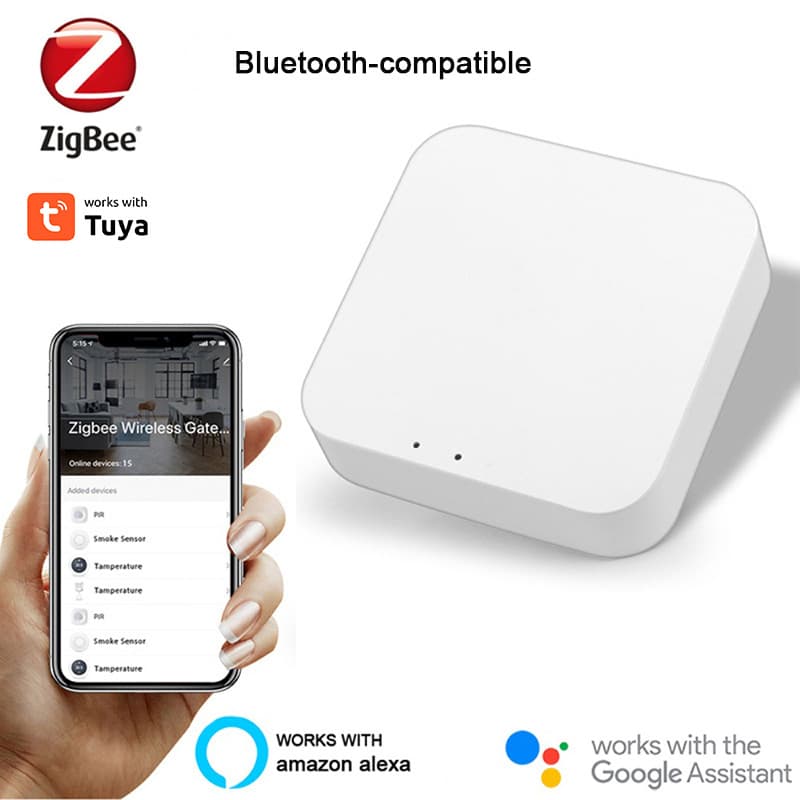 Tuya Smart ZigBee/ZigBee+Bluetooth Module Gateway Host Multi-Smart Home Device Linkage Remote