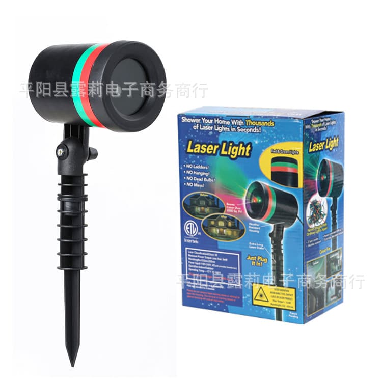 laserlight Christmas projector light, courtyard starry laser lawn light, outdoor waterproof lawn laser light
