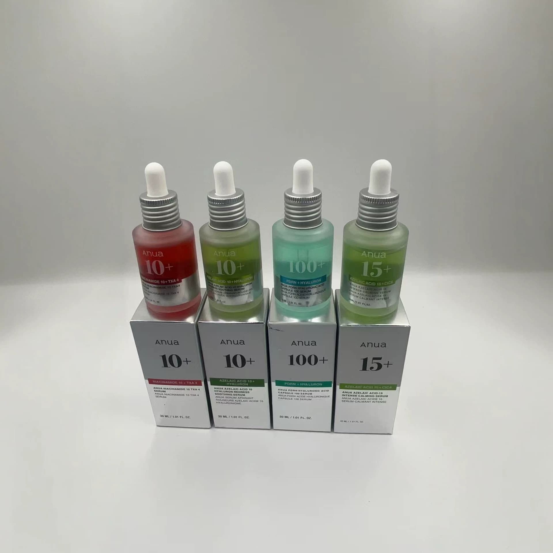 Cross-border Best Seller ANUA Serum Set: Azelaic Acid 10+ Serum, Niacinamide 10+ Serum, TXA4 Serum, PD Hyaluronic Acid