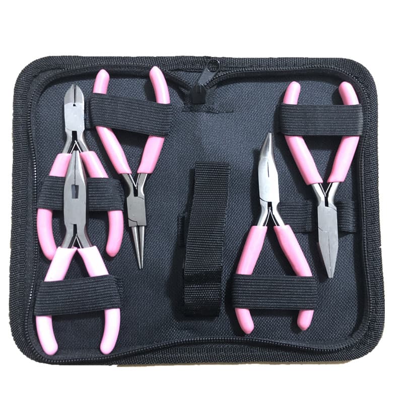 Mini pliers, craft pliers, jewelry pliers, DIY needle-nose pliers, silver jewelry tool pliers, cute pink pliers, 2022 design