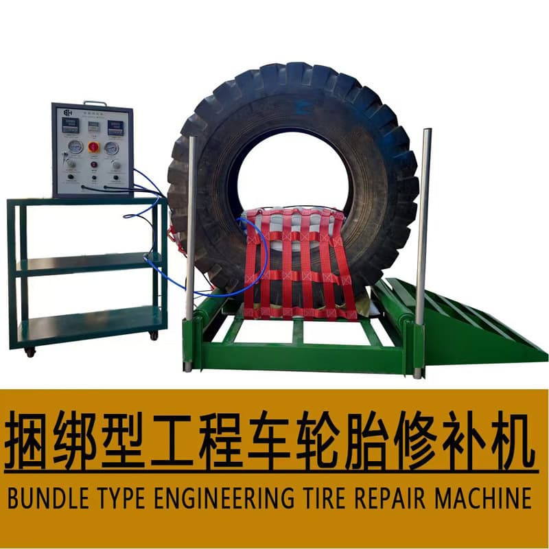 Forklift Airbag Repair Machine Engineering Vehicle Tire Hot Patch Machine High Pattern Tire Heat Repair Machine Bundle Tire Repair Machine