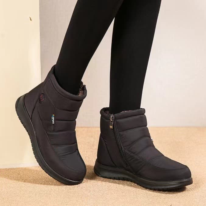 2024 New Style Plus Size 43 Cotton Snow Boots Women High Tube Waterproof Women's Boots Cross-border High-top Anti-slip Women's Cotton Boots