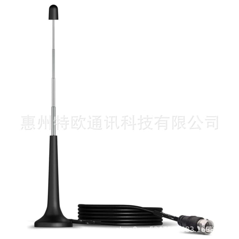 Portable Indoor Outdoor High Gain HD TV Antenna Magnetic Base Ground Wave Digital Indoor TV Antenna Qiyuntong HDTV-CX33