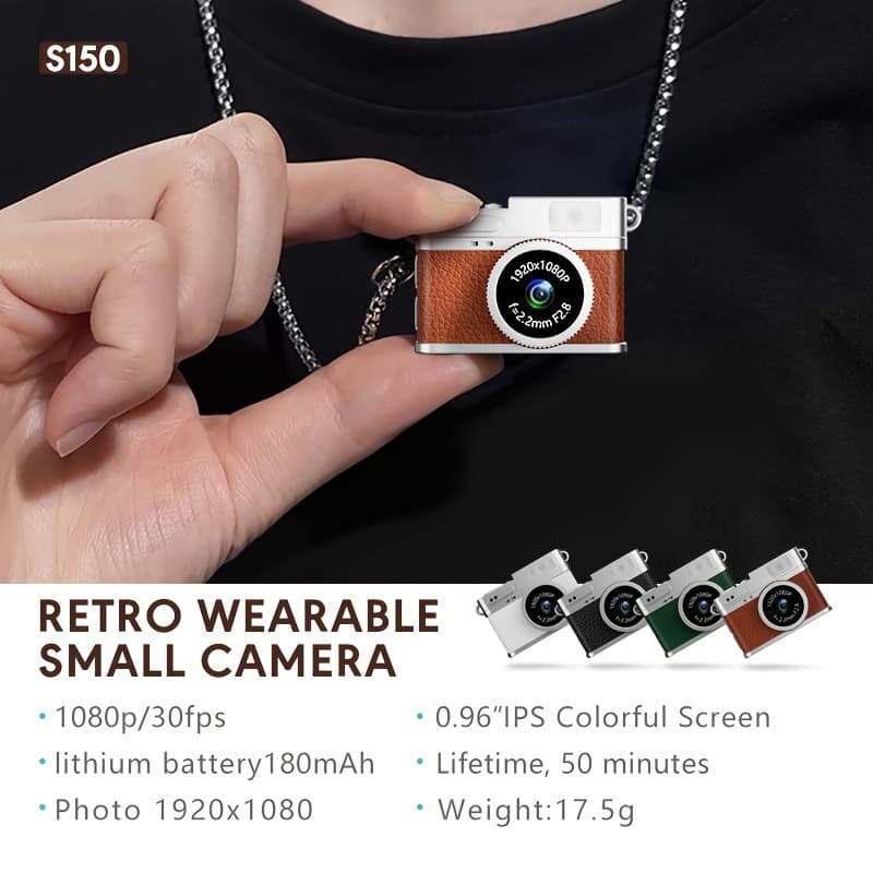Mini Camera Student Campus Retro CCD Small Portable Thumb Camera Travel