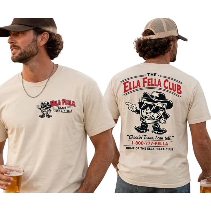 Ouma Cotton Ella Fella Shirt for Men Women, Ella’s Fellas Club