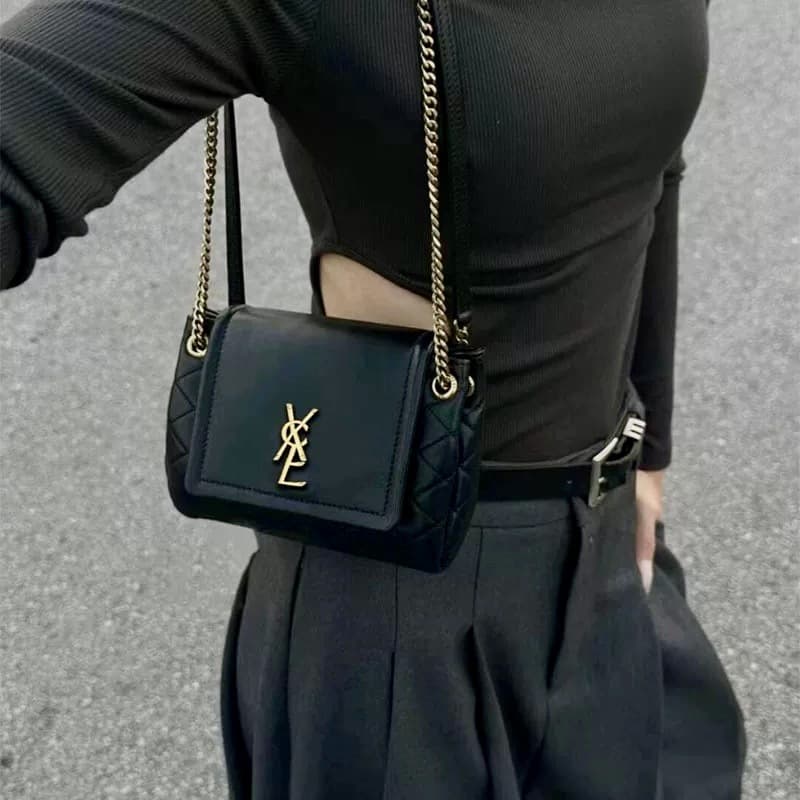 Yangshulin Women's Handbag 2025 New Style Versatile Chain Shoulder Crossbody Underarm Commuter Simple Spring Light Luxury Tote