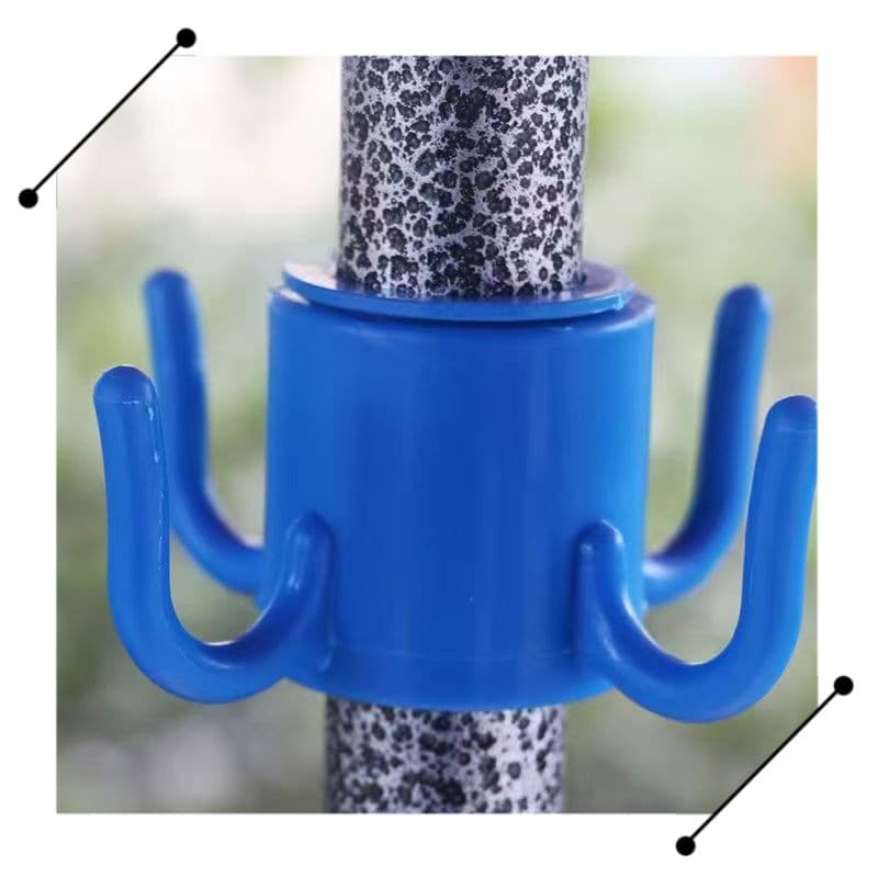 Drop Shipping Cross-Border Beach Umbrella Anchor Middle Pole Four-Corner Hooks, Patio Umbrella Plastic Four-Corner Hook Accessories, Beach Umbrella Hooks
