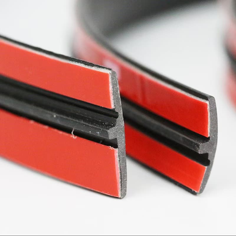 Universal Car Sunroof Weatherstrip Seal Strip Waterproof Rubber Strip for Roof, Windows, Front and Rear Windshield Rain Protection