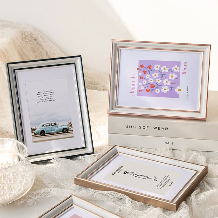 American-style photo frame tabletop decoration wall-mounted luxury frame for photos high-end 6-inch frame