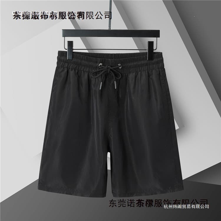 New High-Quality Luxury Trend Shorts, Five-Inch Beach Shorts with Inner Mesh, Versatile and Breathable for Men and Women, European Export
