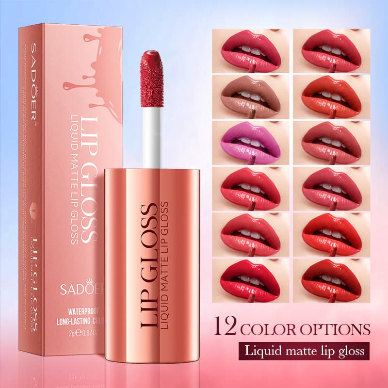 SADOER Velvet Matte Lipstick - Twelve Colors Matte Lipstick Wholesale