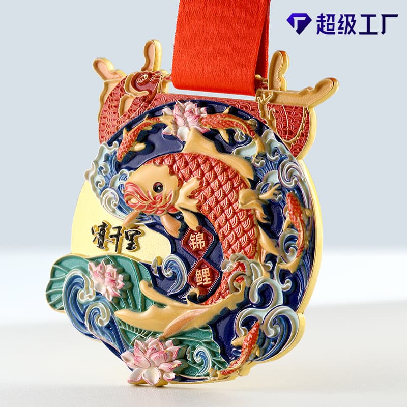 Custom Gold Medal for Marathon Sports Events, Children's Creative Bronze Medal Hangers, Commemorative Medals