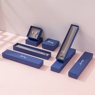 Factory Made Swarovski-Style 1200g Rigid Box for Jewelry, Earring Gift Box, Necklace Pendant Accessory Packaging