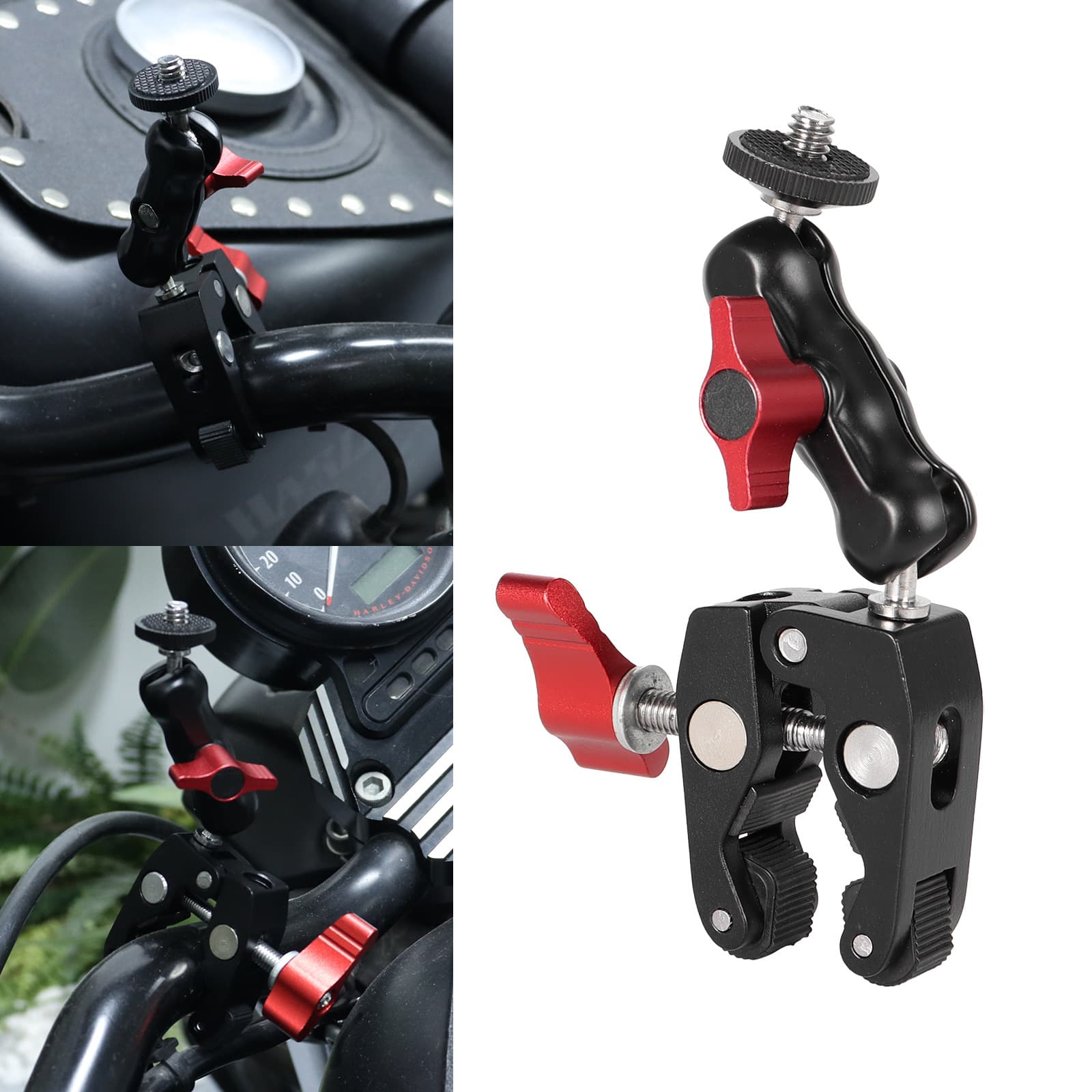 Magic Arm Bracket Flash Pea Pod Bicycle Pipe Clamp Metal Positioning Clamp Crab Clamp