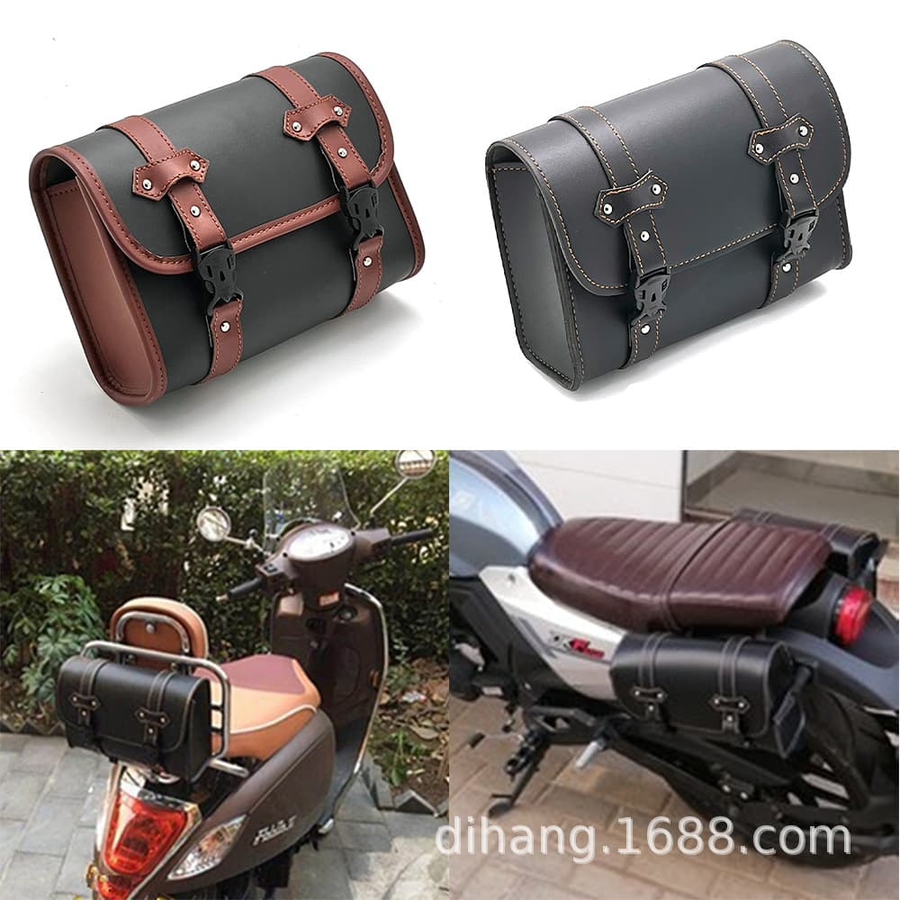 Harley Davidson Prince Diana Hardman Fatboy XL883 1200N Motorcycle Modified Side Bag Front Bag Rear