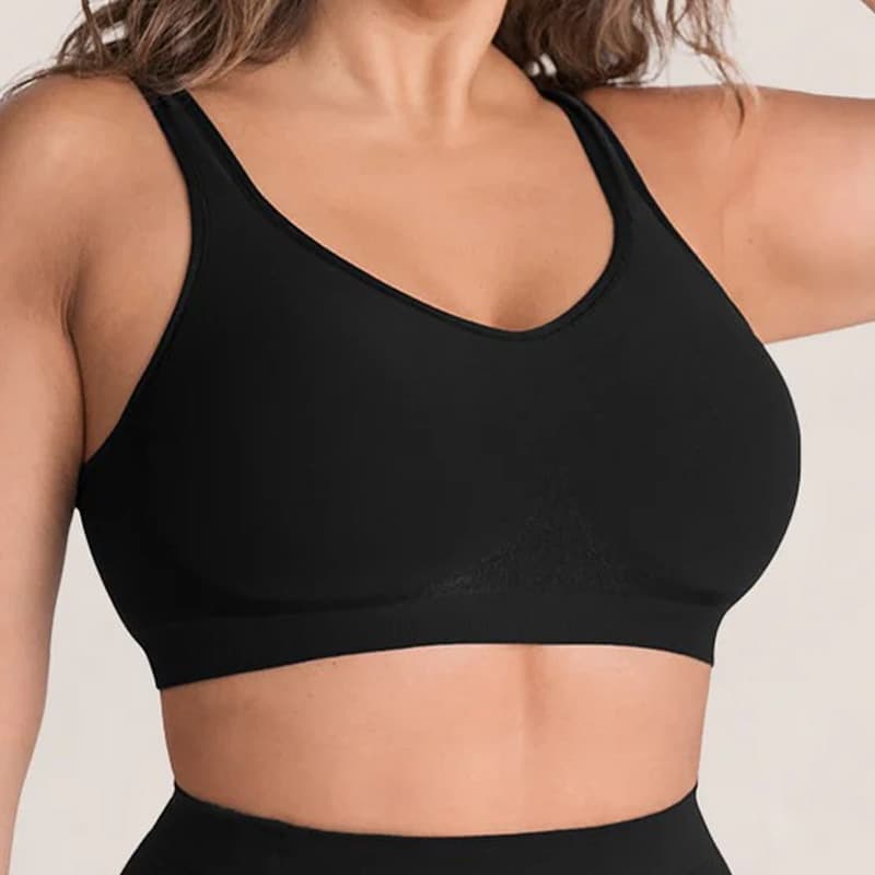 Cross-border Bestseller Bra Women Wire-Free Plus Size Adjustable Seamless European and American Plus Size Bra Large Cup