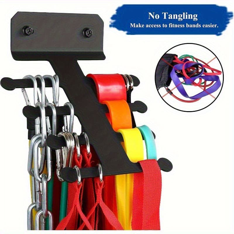 Amazon Temu Hot Seller Sports Equipment Storage Rack Resistance Band Holder Jump Rope Organizer for Home Fitness