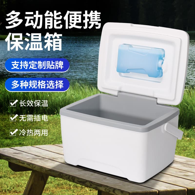 Car Food Cooler Ice Box Insulated Cooler for Outdoor Camping Commercial Portable Mini Fridge