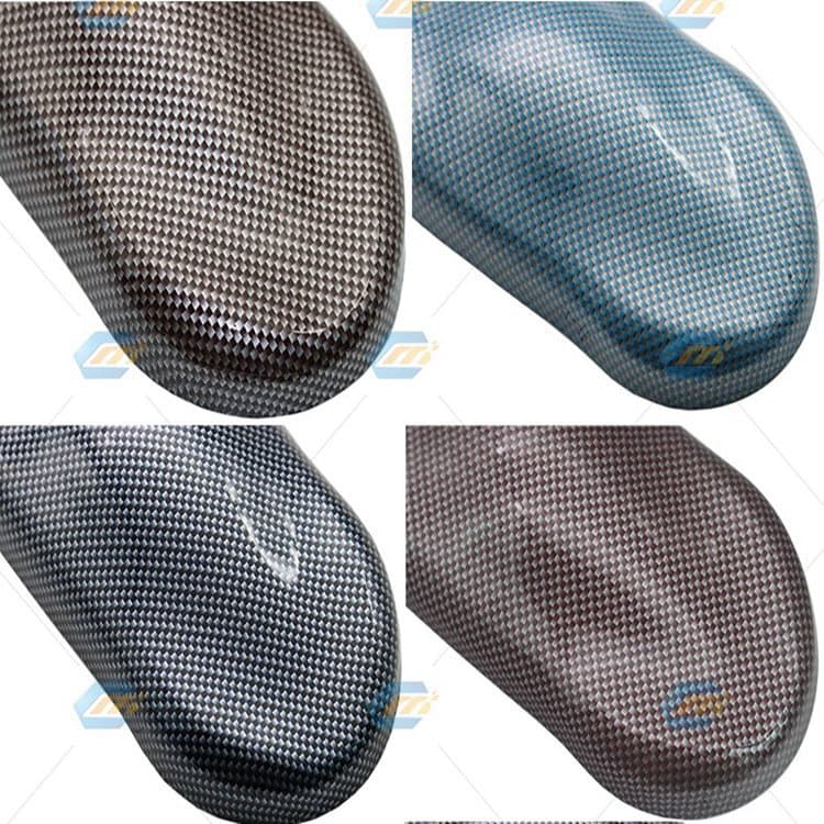 Brushed pattern film/black carbon fiber pattern transfer film/carbon fiber pattern water transfer film/water coated film paper